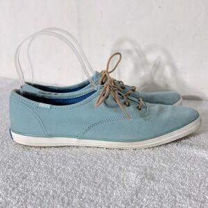 Keds Light Blue Canvas Lace Up Sneakers 8.5